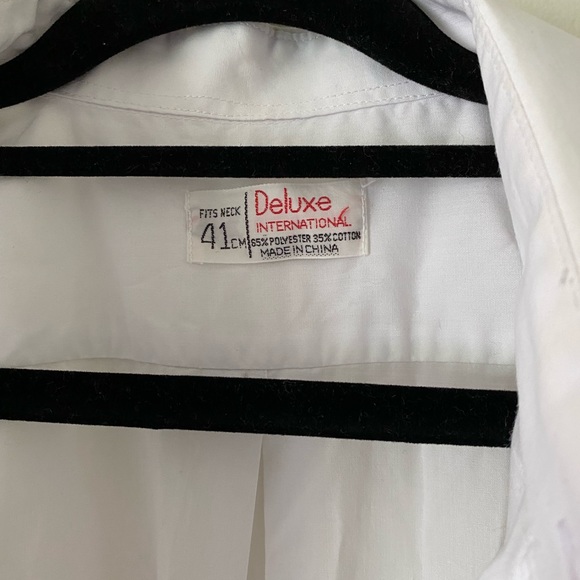 white long sleeve top (vintage find!) - Picture 2 of 2